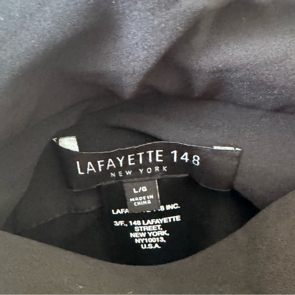 Lafayette 148 Reversible Open Front Jacket Blazer Relaxed Fit Lightweight Pocket - Picture 12 of 15